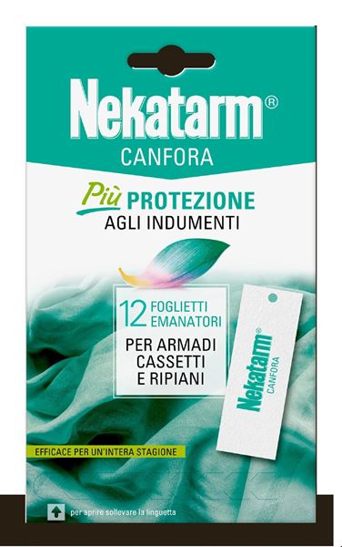 Nekatarm Canfora Profumata Foglietti 12pz