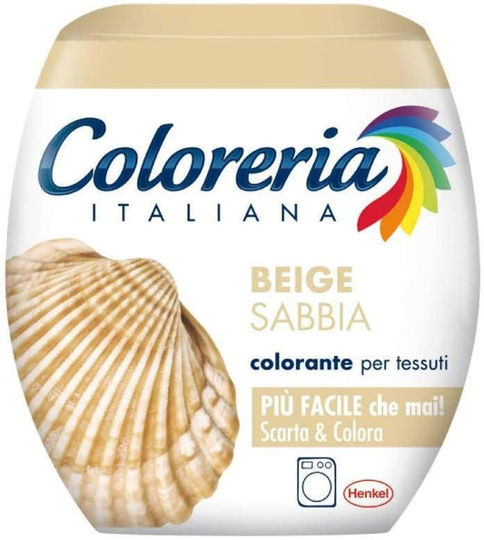 Coloreria Italiana Beige Sabbia 350 g Colorante Tessuti e Vestiti