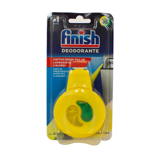 Finish Deodorante Per Lavastoviglie 60 Lavaggi Limone&Lime