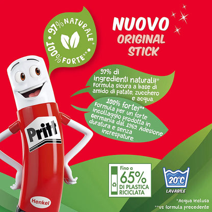 Pritt Original - Colla Stick Per Scuola e Ufficio - 43 G