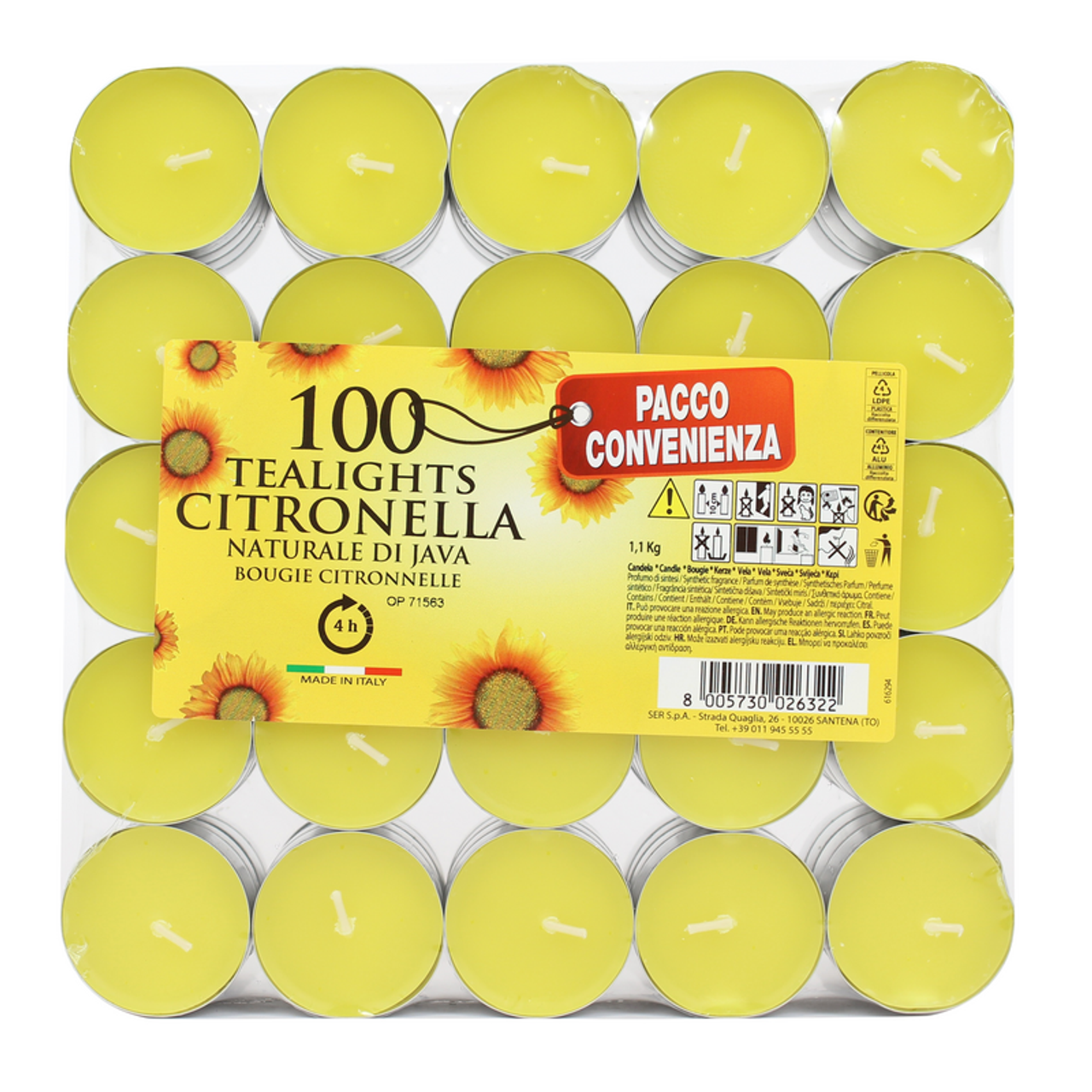 Citronella Di Java Insetticida 100 Lumelle