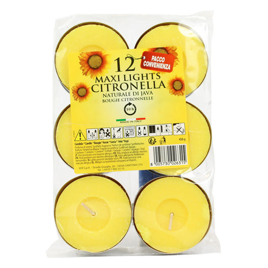 Citronella di Java Insetticida 12 Maxi Lumelle