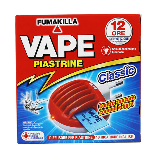 Vape Insetticida Elettrodiffusore + 10 Piastrine