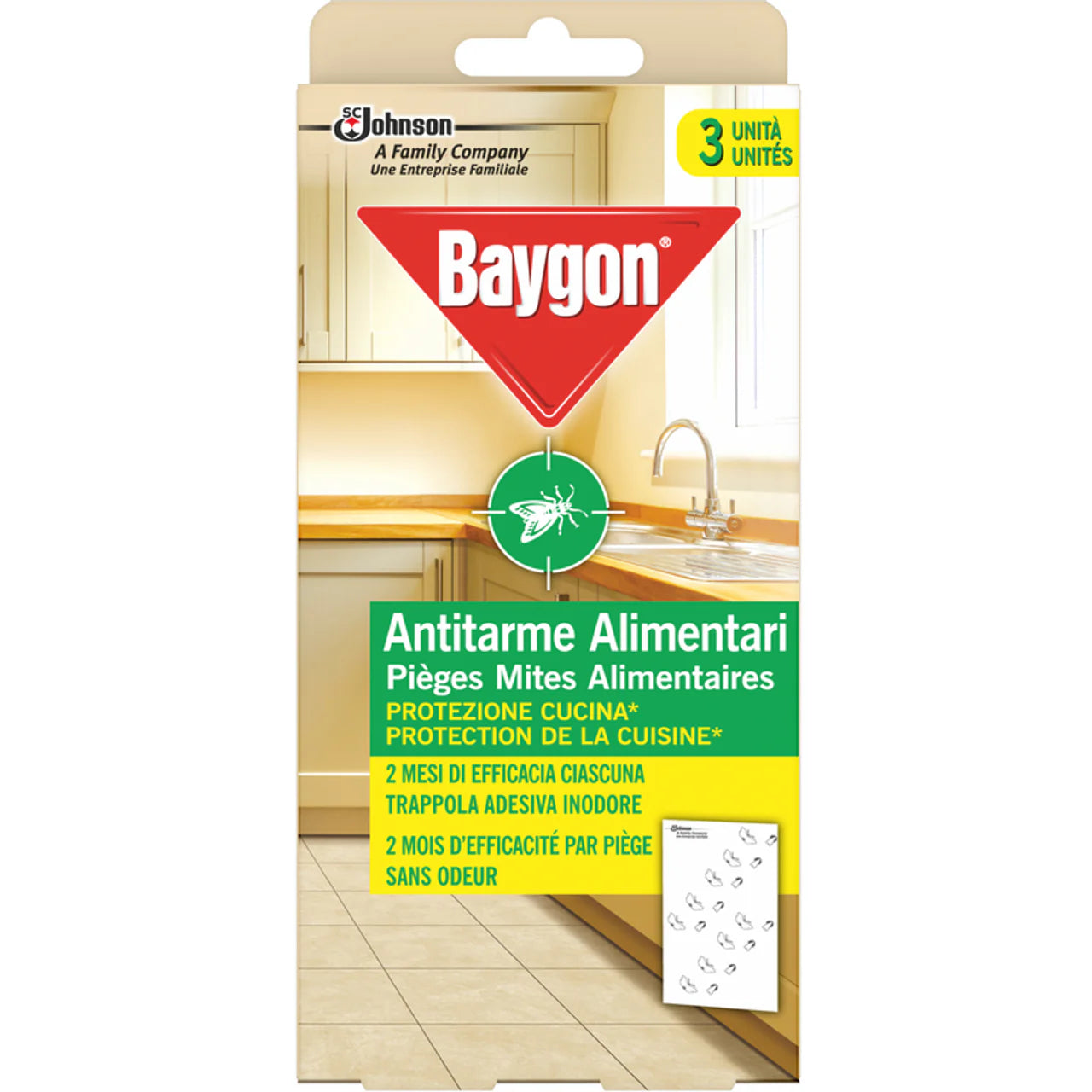 Baygon Cucina Antitarme Alimentari 3 Pz