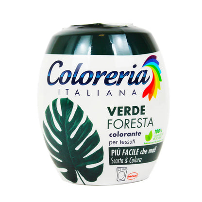 Coloreria Italiana Verde Foresta Colorante per Tessuti 350g