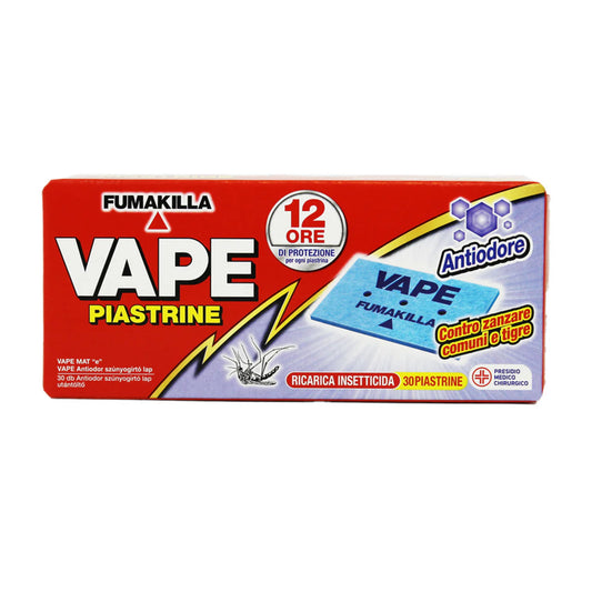 Vape Ricarica Piastrine Antiodore 30 Pz