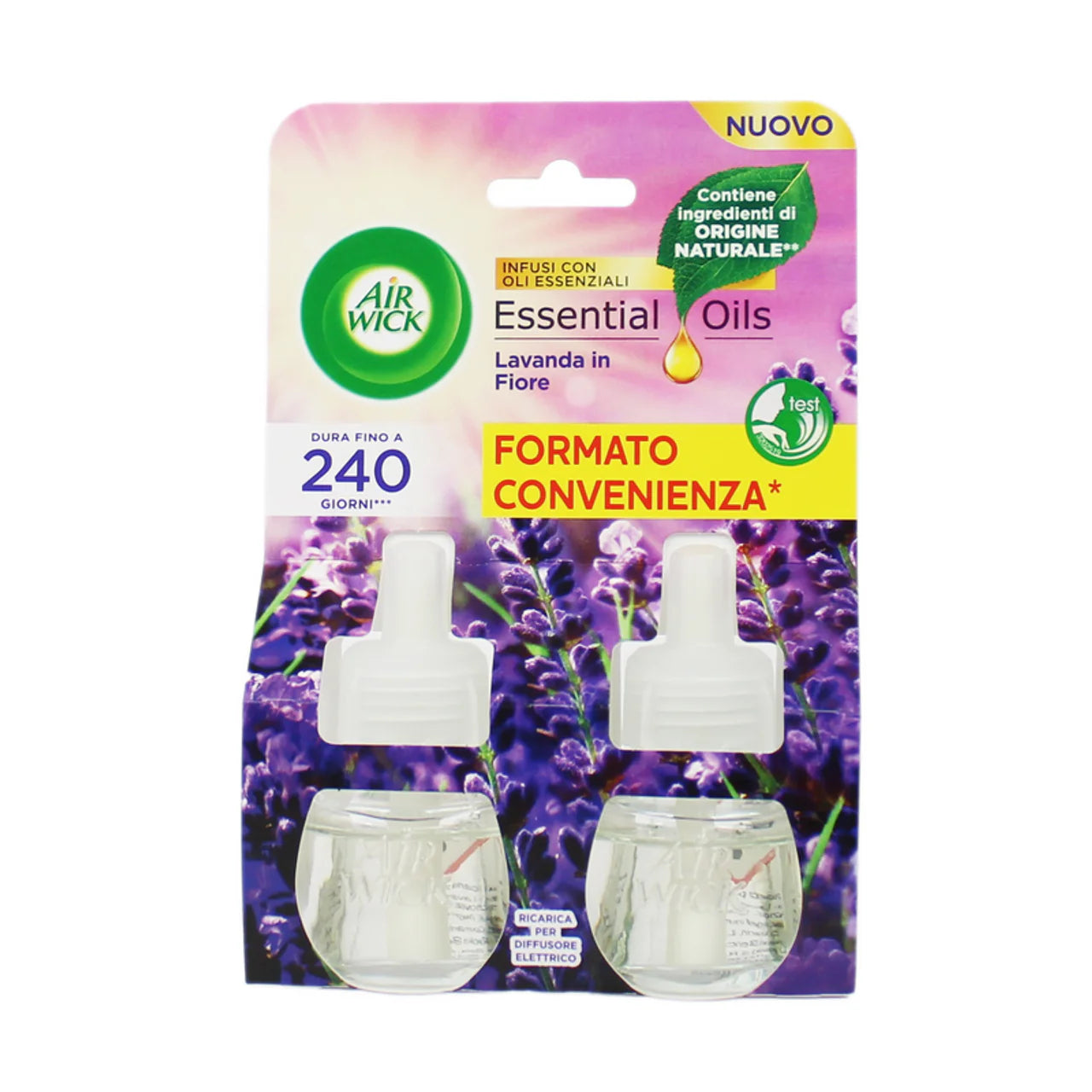 Airwick Diffusore Elettrico Ricarica Lavanda In Fiore 2 Pezzi