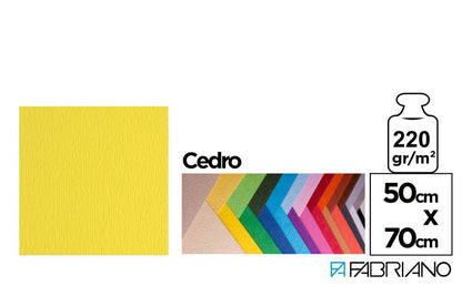 Fabriano Cartoncino Colore Cedro 50x70 cm 220 g/m2 Conf. 20pz