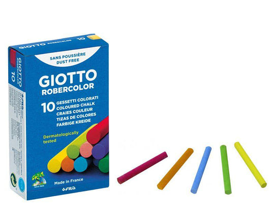 Giotto Robercolor Gessetti Colorati Conf. 10 Gessetti