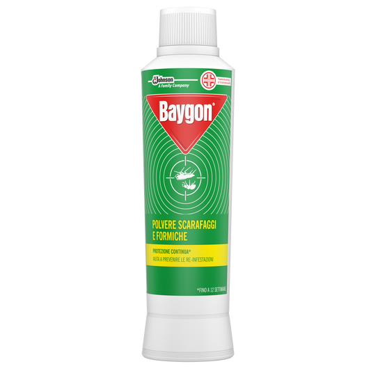 Baygon Insetticida In Polvere Scarafaggi e Formiche Flacone 250 gr