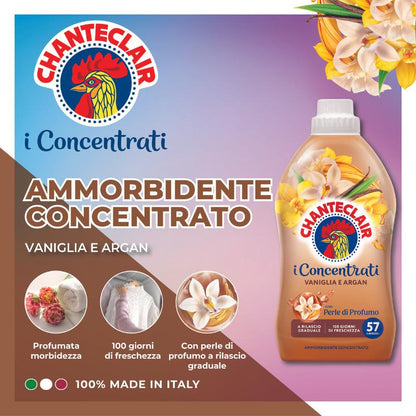 Chanteclair I Concentrati Ammorbidente Vagniglia E Argan 57 Lavaggi 1140 ml