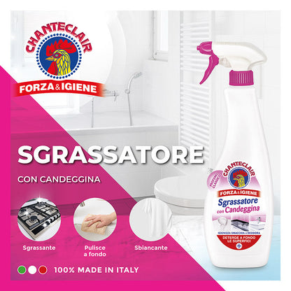 Chanteclair Forza ed Igiene Sgrassatore Con Candeggina 625 ml