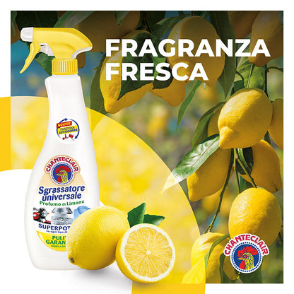 Chanteclair Sgrassatore Ricarica Limone 2 Pezzi Da 600 ml