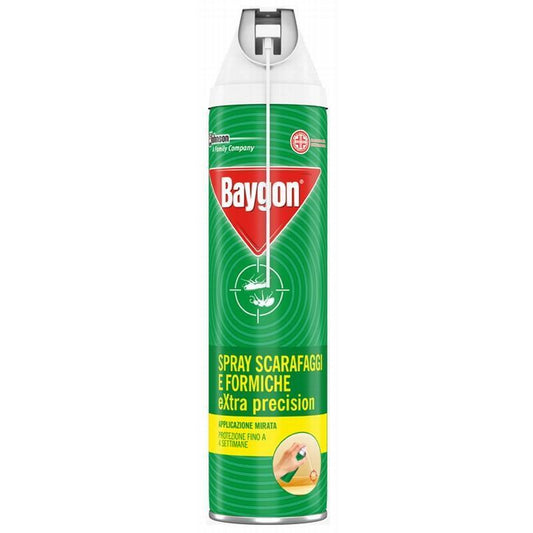 Baygon Verde Extra Precision Spray Scarafaggi E Formiche 400 Ml